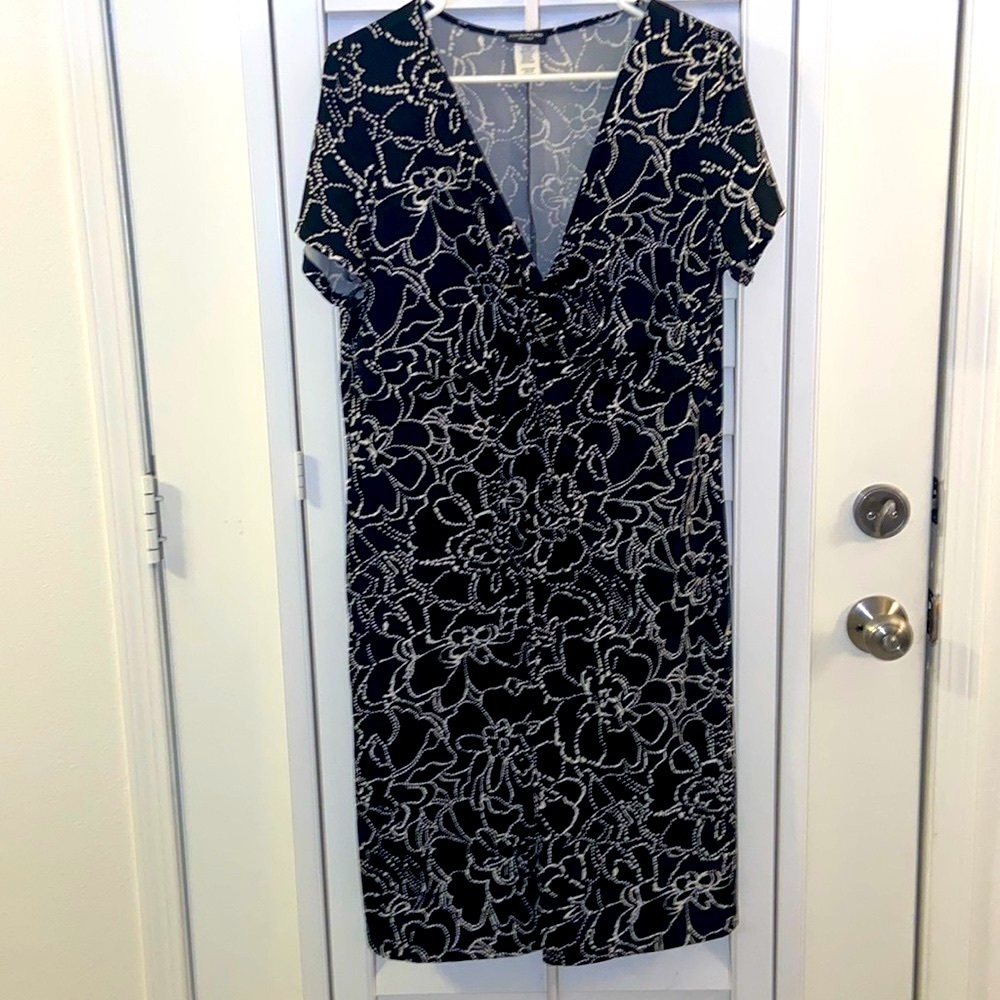 Perception Women Black and White short dress